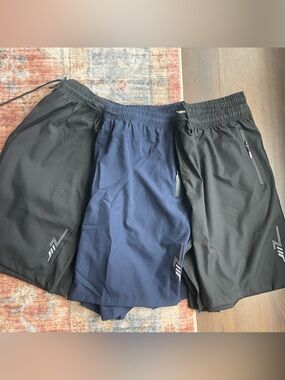 Mens Plus Size Athletic Shorts lot of 3 Size 3xl 4XL draw string waist